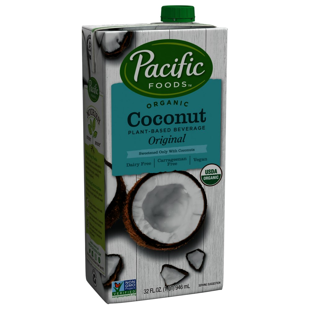 Pacific Foods Beverage Coconut Original Nd 32 Fo Pack of 12