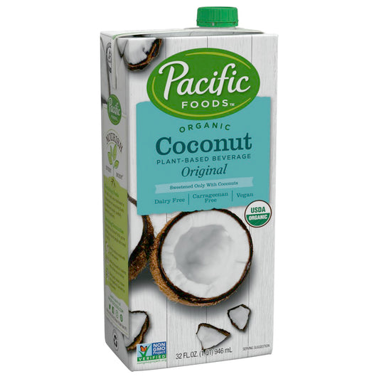 Pacific Foods Beverage Coconut Original Nd 32 Fo Pack of 12