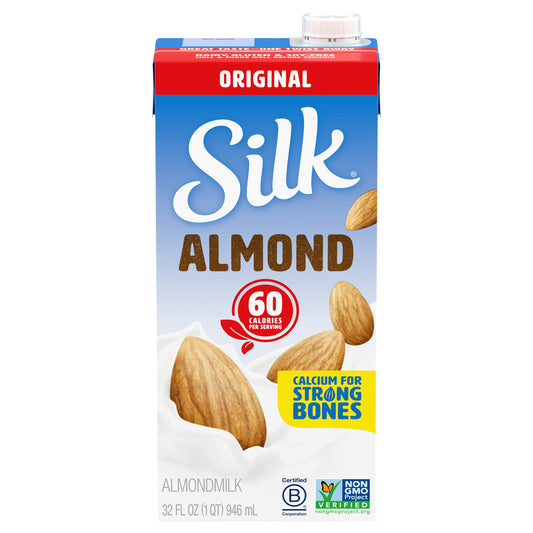 Silk Almond Milk Original 32 FO (Pack of 6)