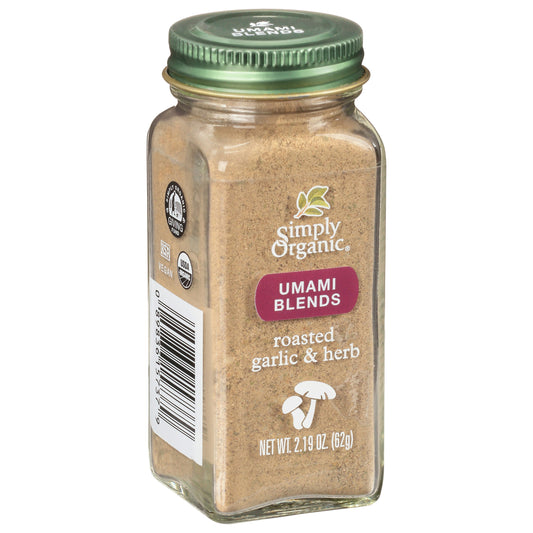 Simply Organic Roasted Garlic and Herb Umami Blend 2.19 Oz Pack of 6