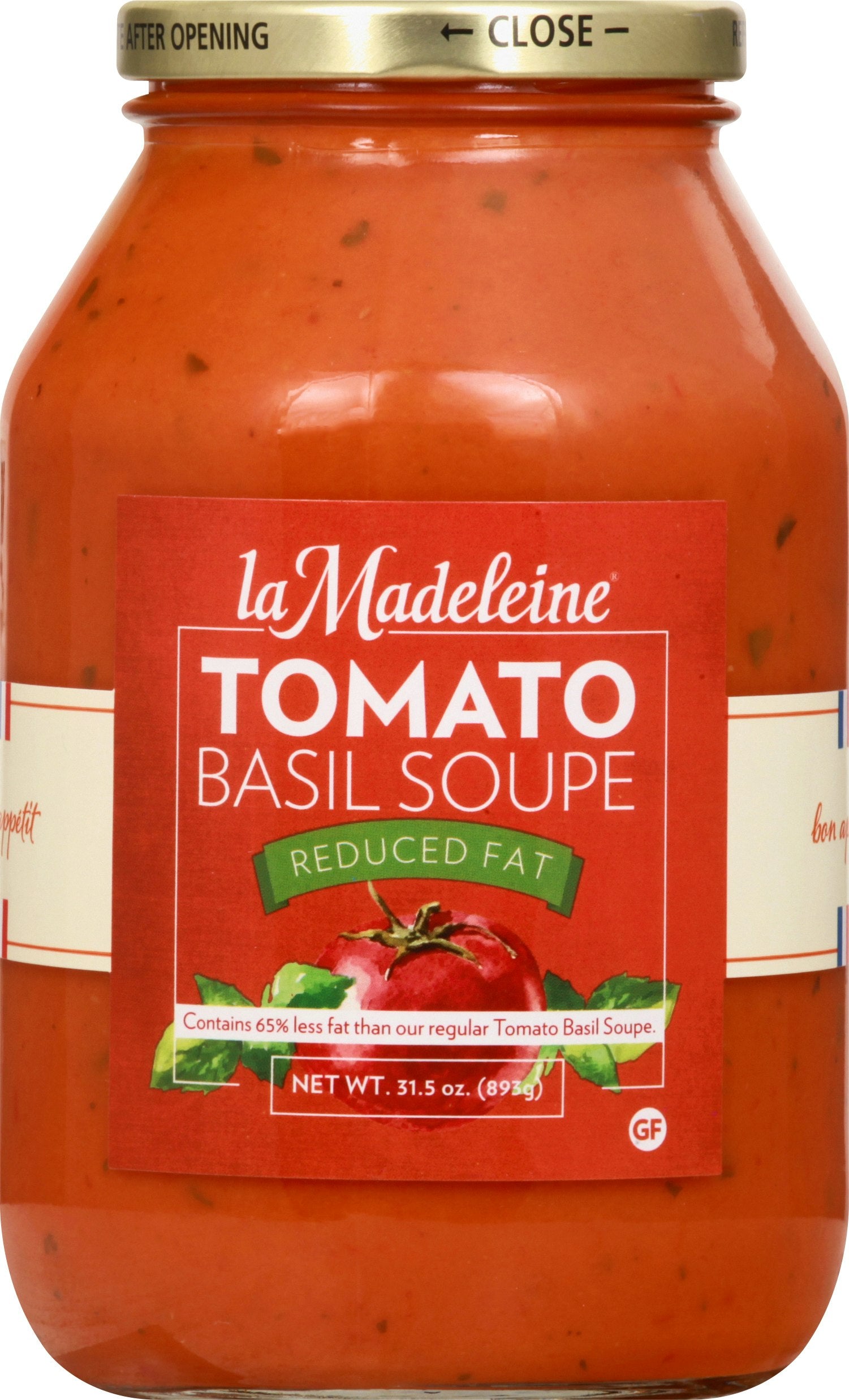 La Madeleine Soup Tomato Basil Reduced Fat 31 Oz Pack of 6