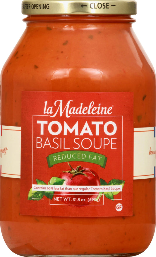 La Madeleine Soup Tomato Basil Reduced Fat 31 Oz Pack of 6