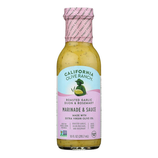 California Olive Ranch - Marinade Sauce Roasted Gar Dijon 10 fl. oz (Pack of 6)