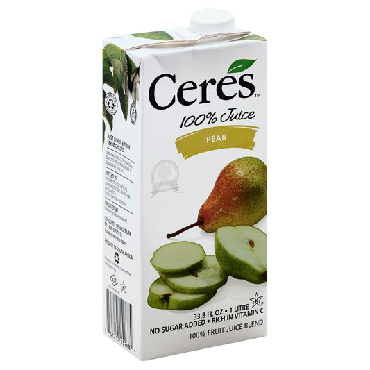 Ceres Juice Pear 33.8 FO (Pack Of 12)