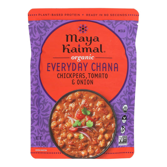 Maya Kaimal - Chana Chickpea Tom Onion 10 oz (Pack of 6)