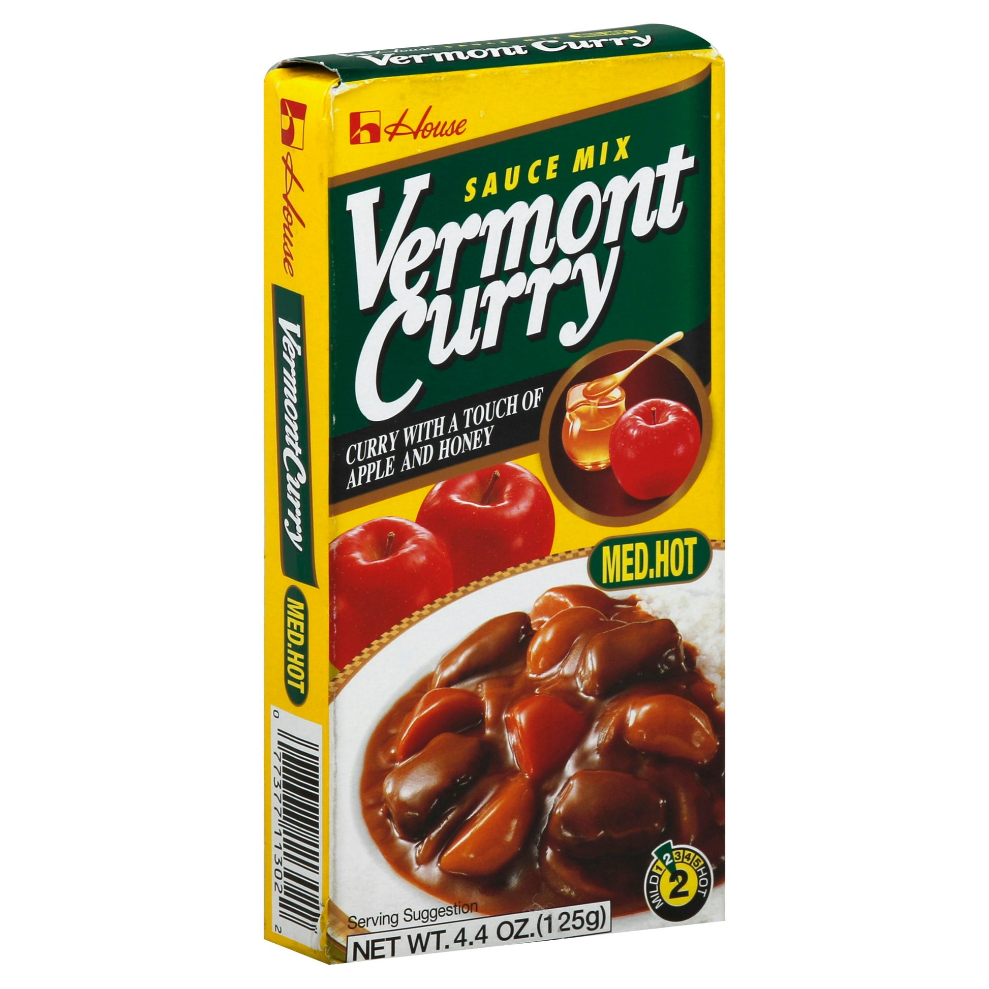 Hse Vermont Curry Med Hot 4.05 Oz Pack of 10