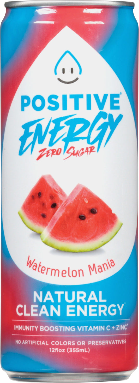 Positive Beverage Beverage Watermelon Mania 12 Fl Oz (Pack of 12)