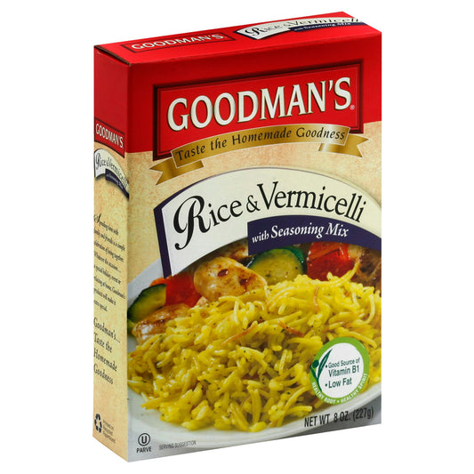 Goodmans Rice And Vermicelli W Season Mx 8 Oz Pack of 24