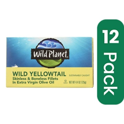 Wild Planet Wild Yellowtail - 4.38 oz (Pack of 12)