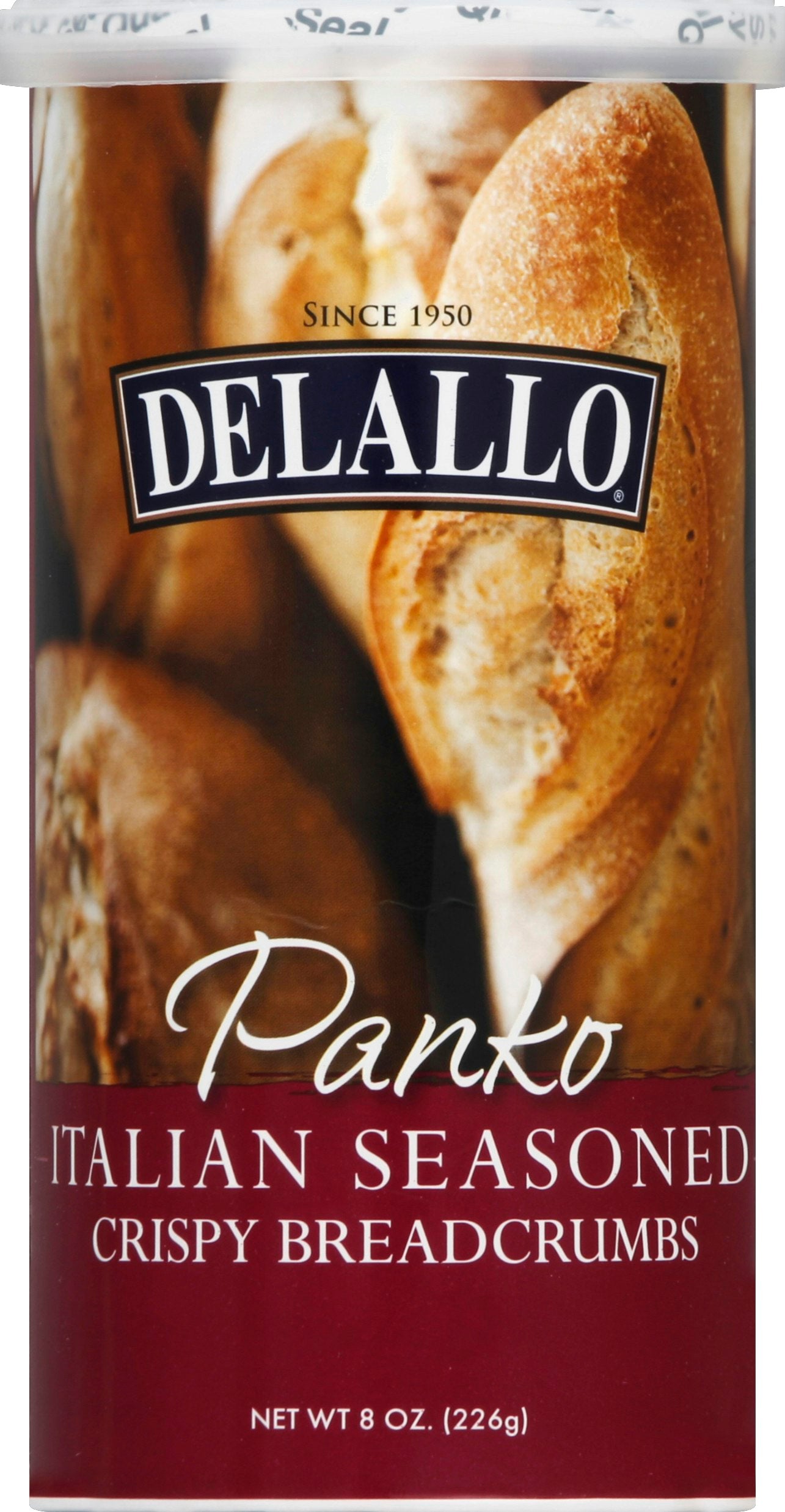 Delallo Breadcrumb Italian Panko 8 Oz Pack of 12