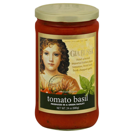 Gia Russa Sauce Tomato & Basil 24 oz (Pack Of 6)