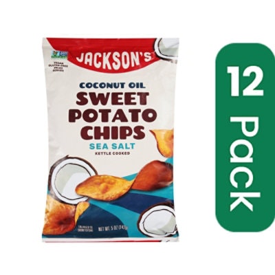 Jacksons Chips Chip Potato Sweet and Coconut Oil 5 oz (Pack Of 12)