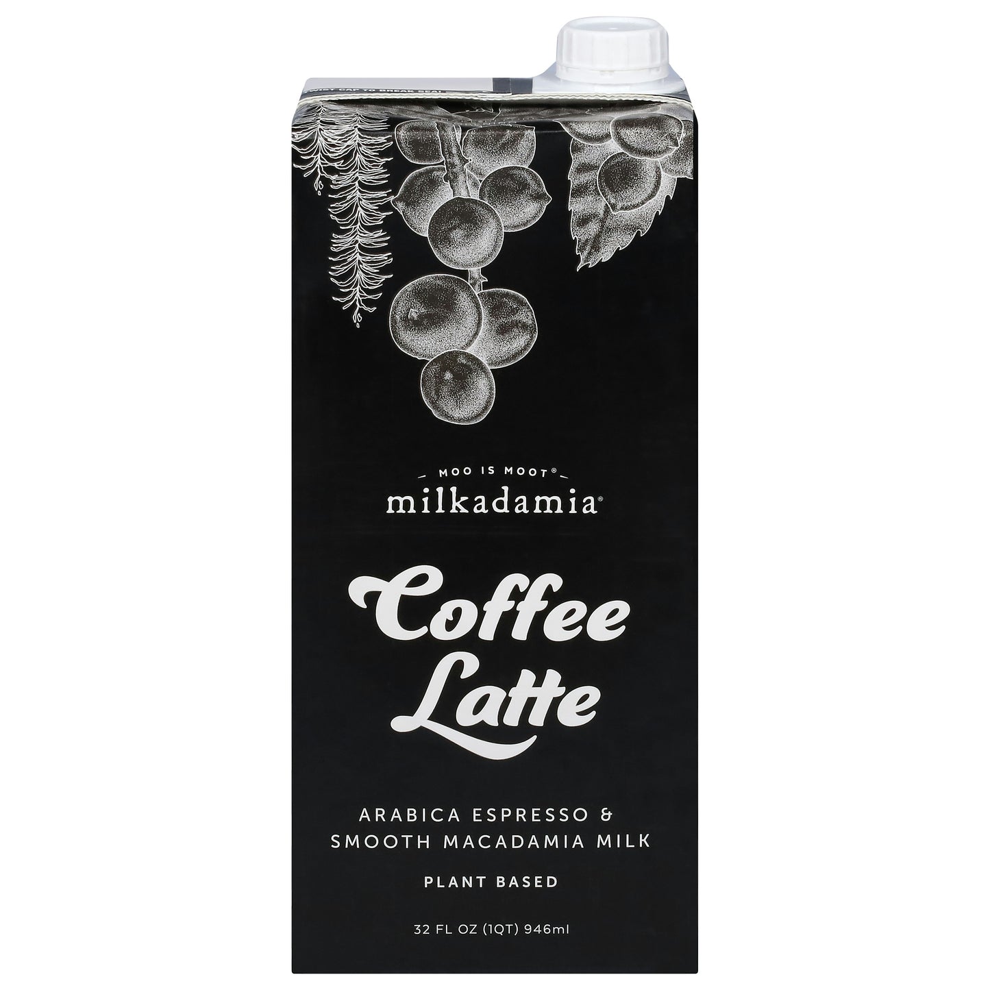 Milkadamia Coffee Latte 32 fl oz (Pack of 6)