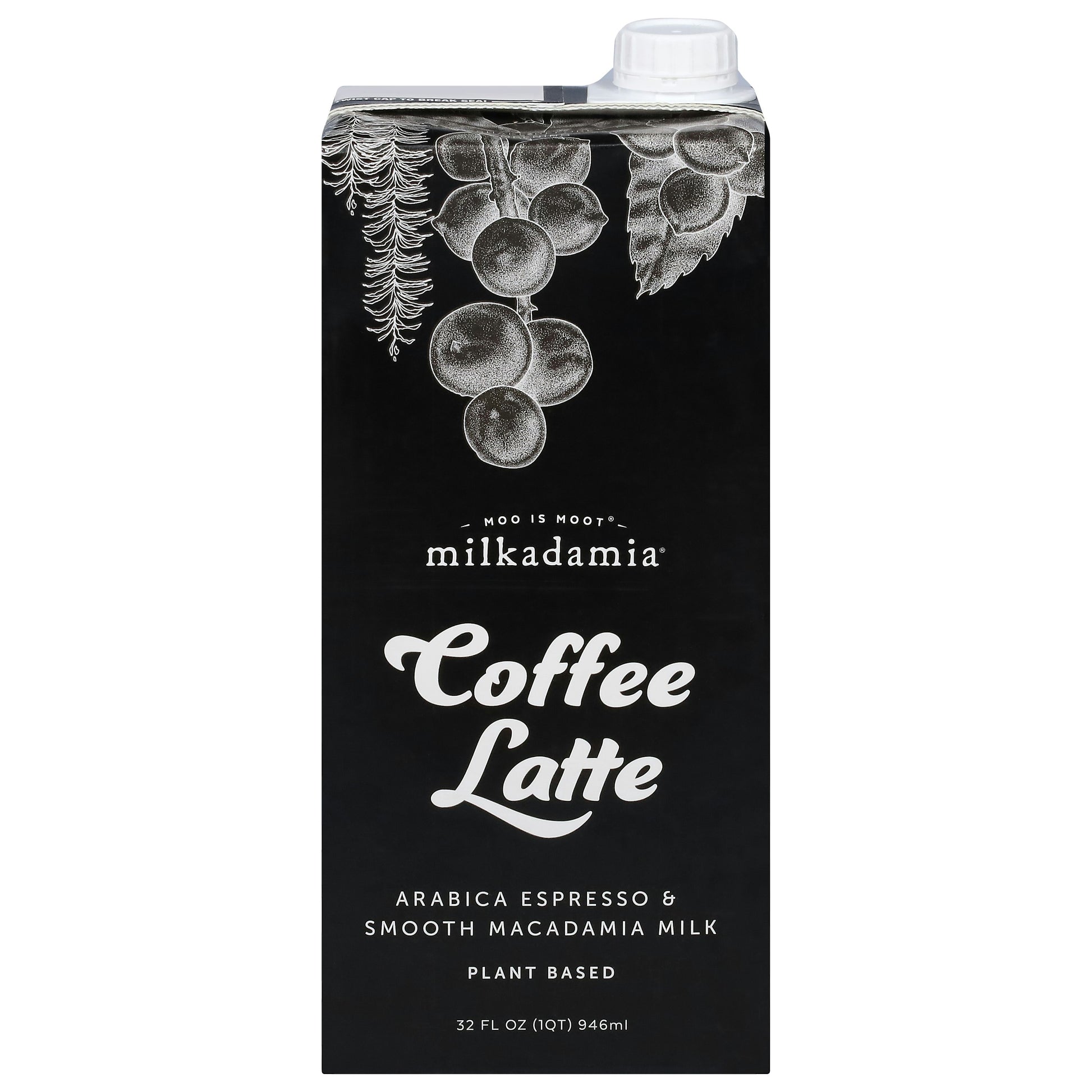 Milkadamia Coffee Latte 32 fl oz (Pack of 6)