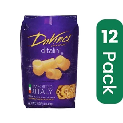 Davinci Pasta Soup Ditalini 16 Oz (Pack Of 12)