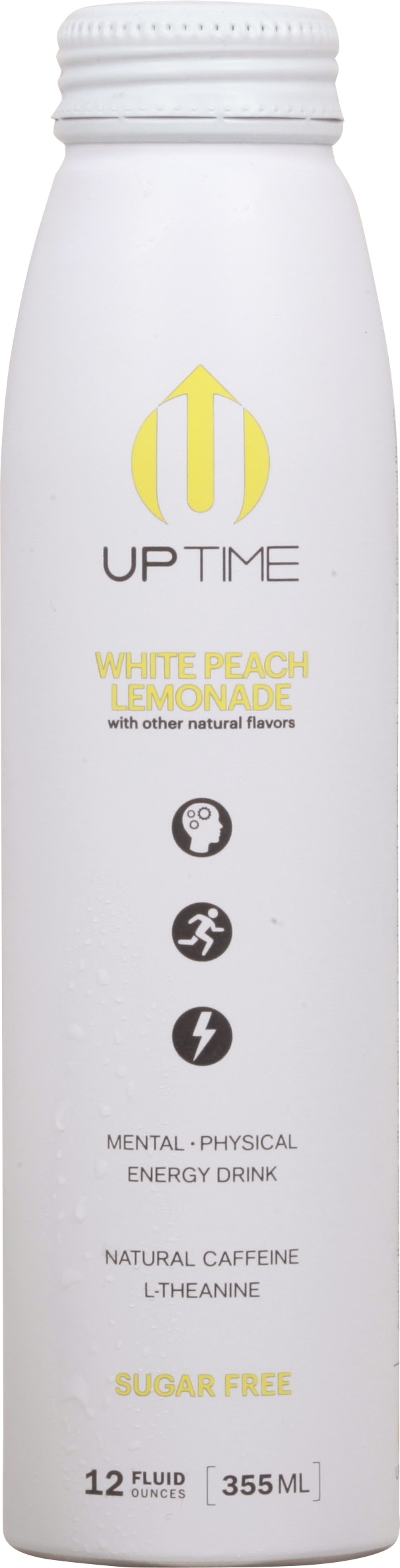 Uptime Beverage Energy Peach Lemonade Sugar Free