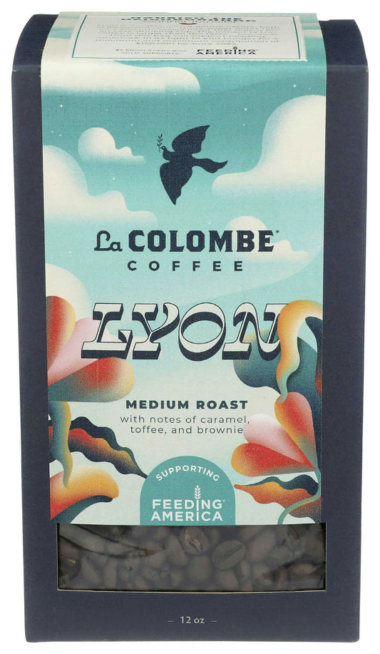 La Colombe Lyon Whole Bean Coffee 12 Oz Pack of 4