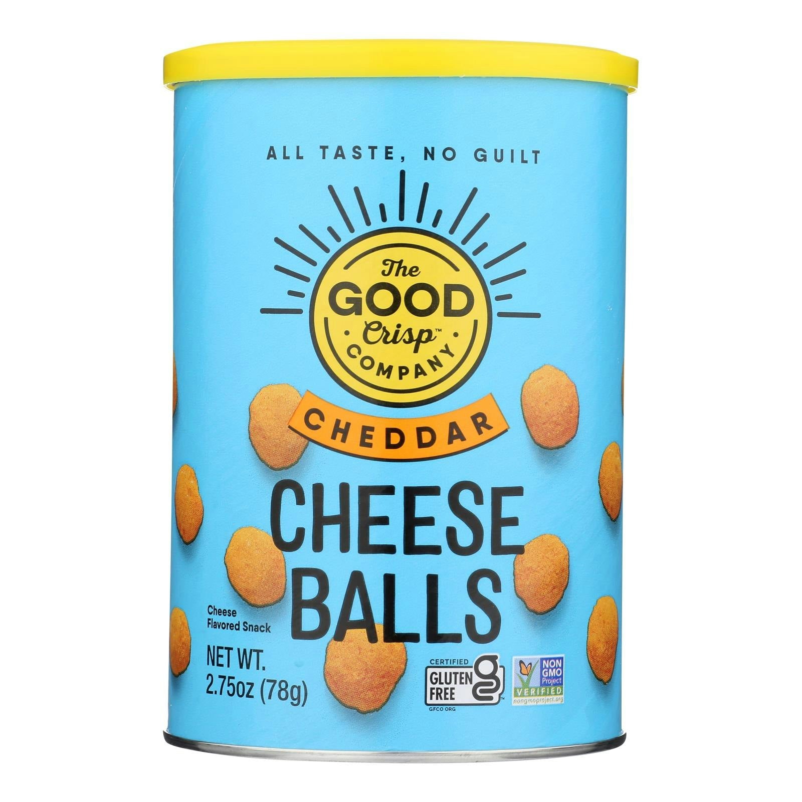 The Good Crisp Company - Cheese Balls Cheddar 2.75 oz (Pack of 9)