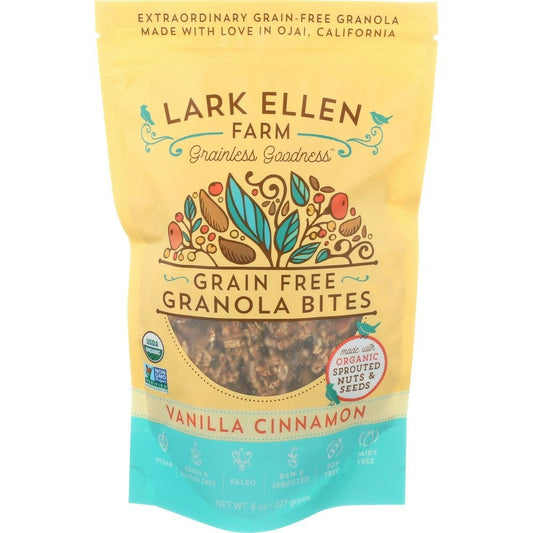 Lark Ellen Farm Vanilla Cinnamon Grain Free Granola Bites 8 Oz Pack of 6
