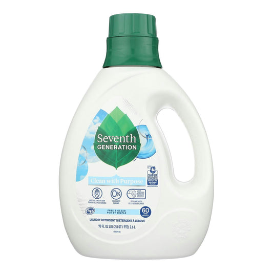 Seventh Generation - Liquid Laundry Free And Clear 90 fl. oz (Pack of 4)