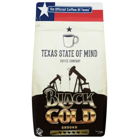 Texas State Of Mind Coffee Coffee Ground Black
