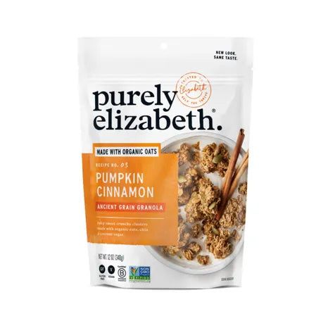 PURELY ELIZABET (Pack of 8) Purely Elizabeth Pumpkin Cinnamon Granola 12 Oz