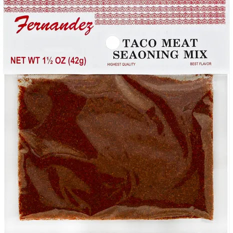 FERNANDEZ (Pack of 72) Fernandez Taco Meat Seasoning Mix 1.5 Oz