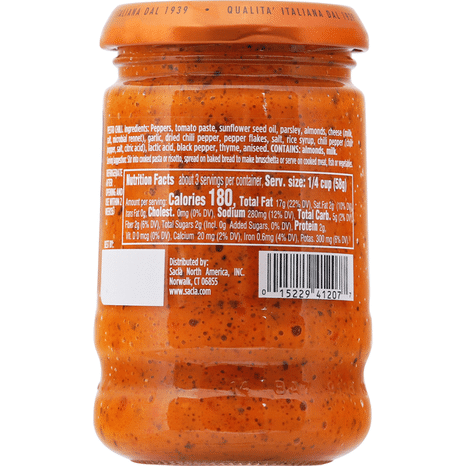 SACLA (Pack of 12) Sacla Pesto Chili 6.7 Oz