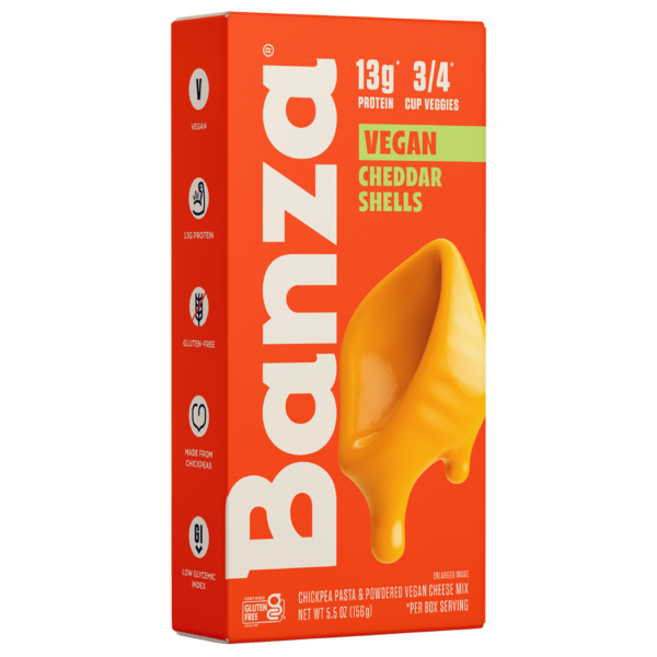 Banza Mac & Cheese Chickpea Pasta With Vegan Cheddar