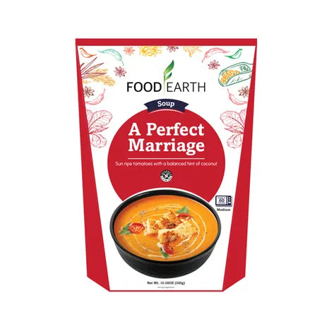 FOOD EARTH (Pack of 18) Food Earth Tomato Coconut Soup, Natural Indian Style, 10.58 Oz