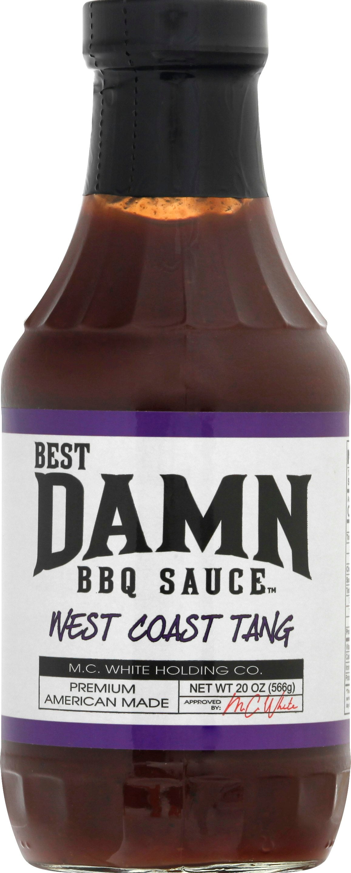 Best Damn BBQ Sauce BBQ West Coast Tang