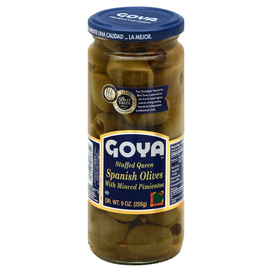 Goya Olive Stuffed Queen 9 Oz Pack of 12