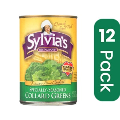 Sylvia's Collard Greens 14.5 oz (Pack of 12)