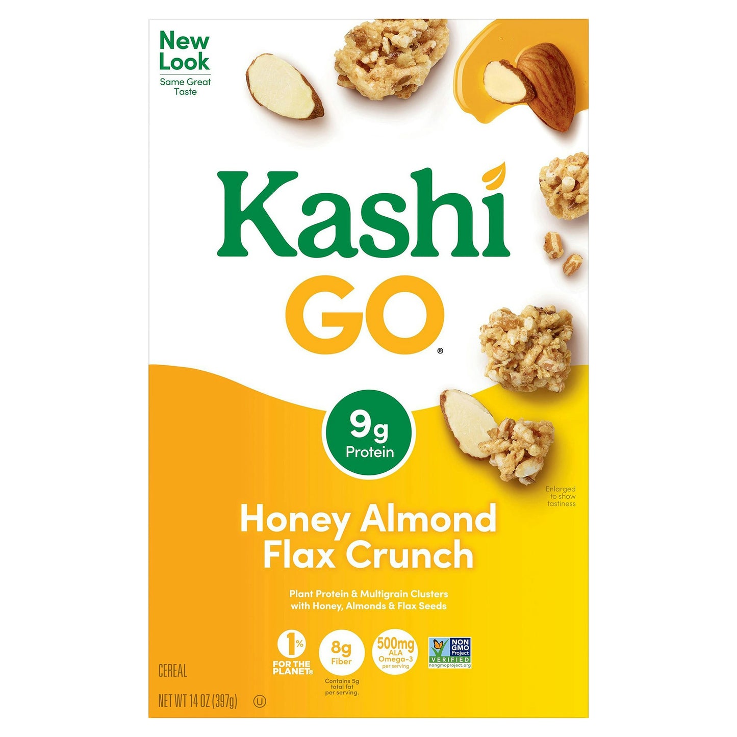 Kashi Go Cereal Flax Honey Almond 14 Oz Pack of 12