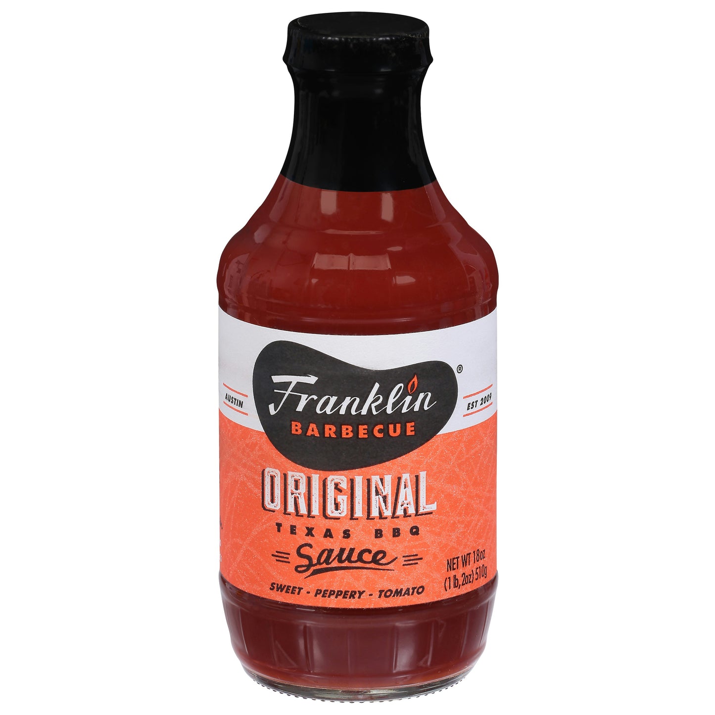 Franklin BBQ Sauce Original Texas 18 Oz Pack of 6