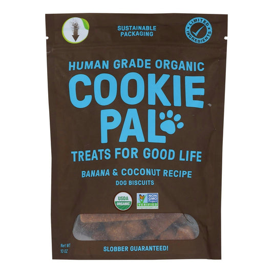 Cookie Pal - Dog Treats Organic Ban Cnut - 10 oz (Pack of 8)