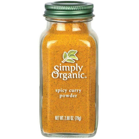 Simply Organic Spicy Curry Powder 2.8 Oz Pack of 6