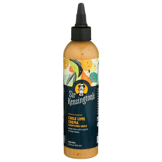 Sir Kensingtons Chile Lime Crema Everything Sauce - 8.3 Fluid Ounce (Pack of 6)
