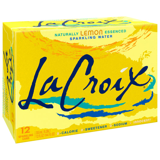 La Croix Water Sparkling Lemon 144 FO (Pack of 2)