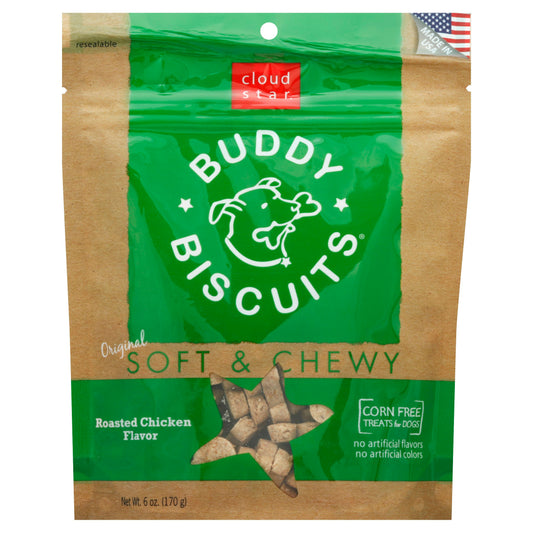 Buddy Biscuits Dog Biscuit Soft And Chewy Chicken 6 Oz Pack of 12