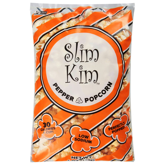Slim Kim Popcorn Pepper & Salt 6 Oz (Pack of 8)