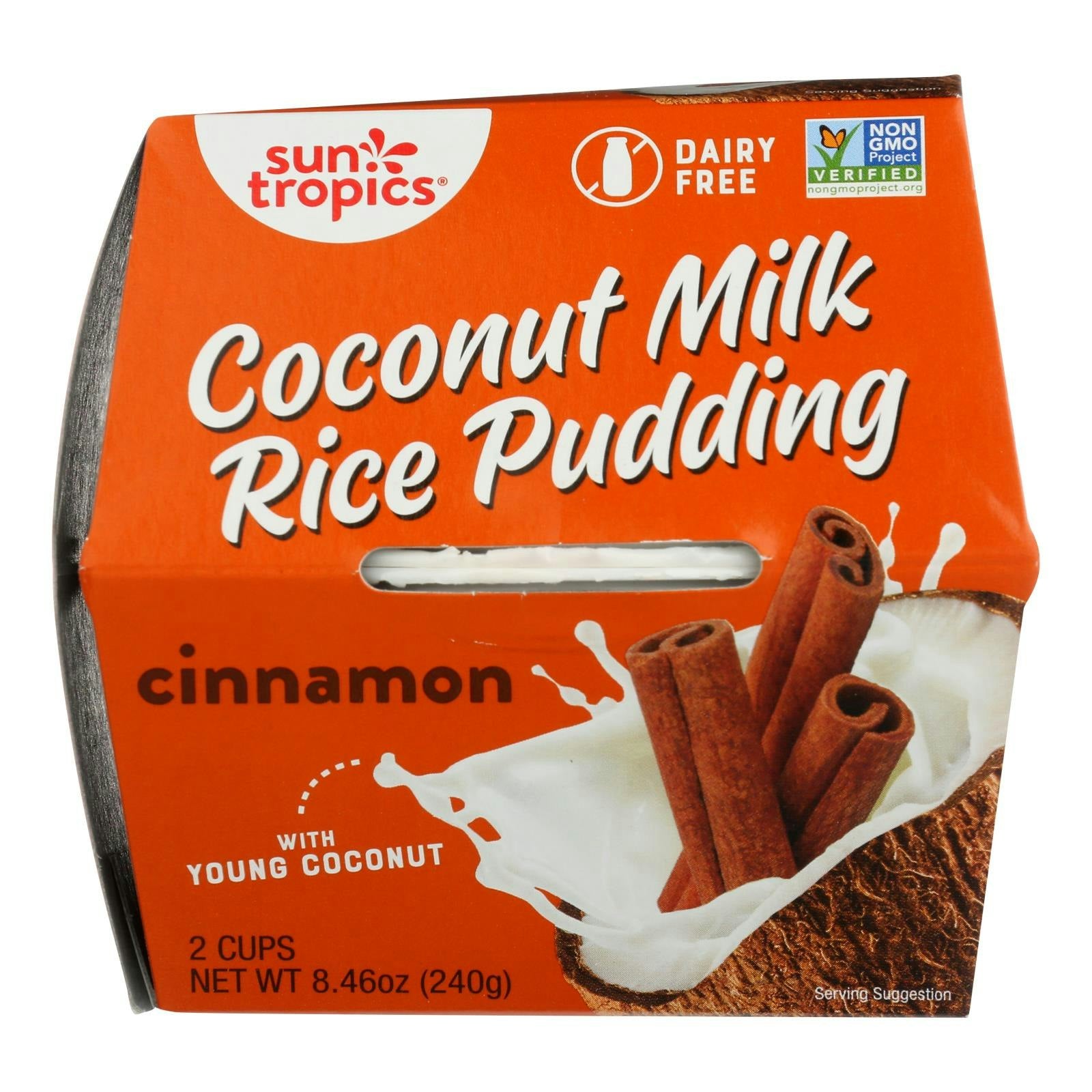 Sun Tropics Cinnamon Coconut Rice Pudding 8.46 oz (Pack of 6)