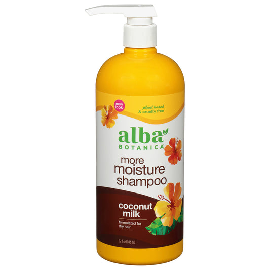 Alba Botanica Shampoo Coconut Drink It Up 32 Oz