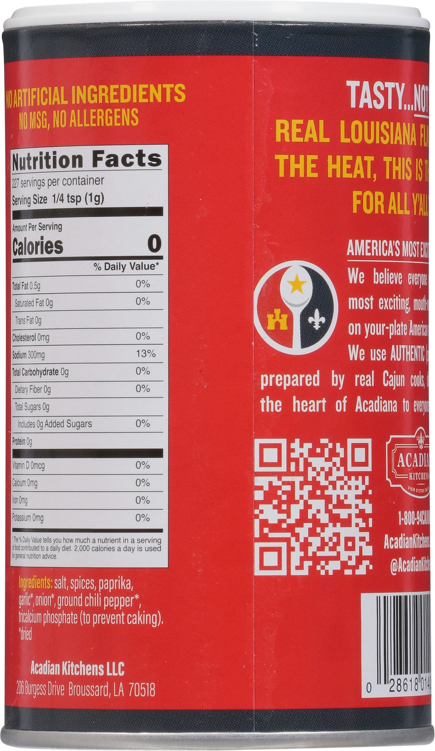 Ragin Cajun Seasoning Ragin Cajun Mild 8 Oz Pack of 12