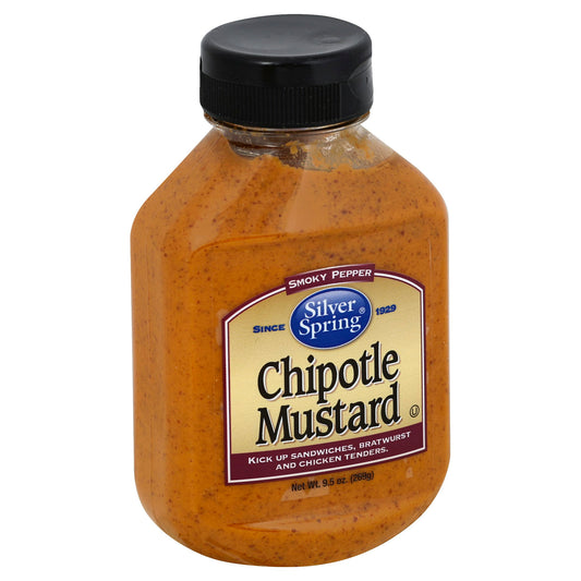 Silver Springs Mustard Chipotle 9.5 oz (Pack of 9)