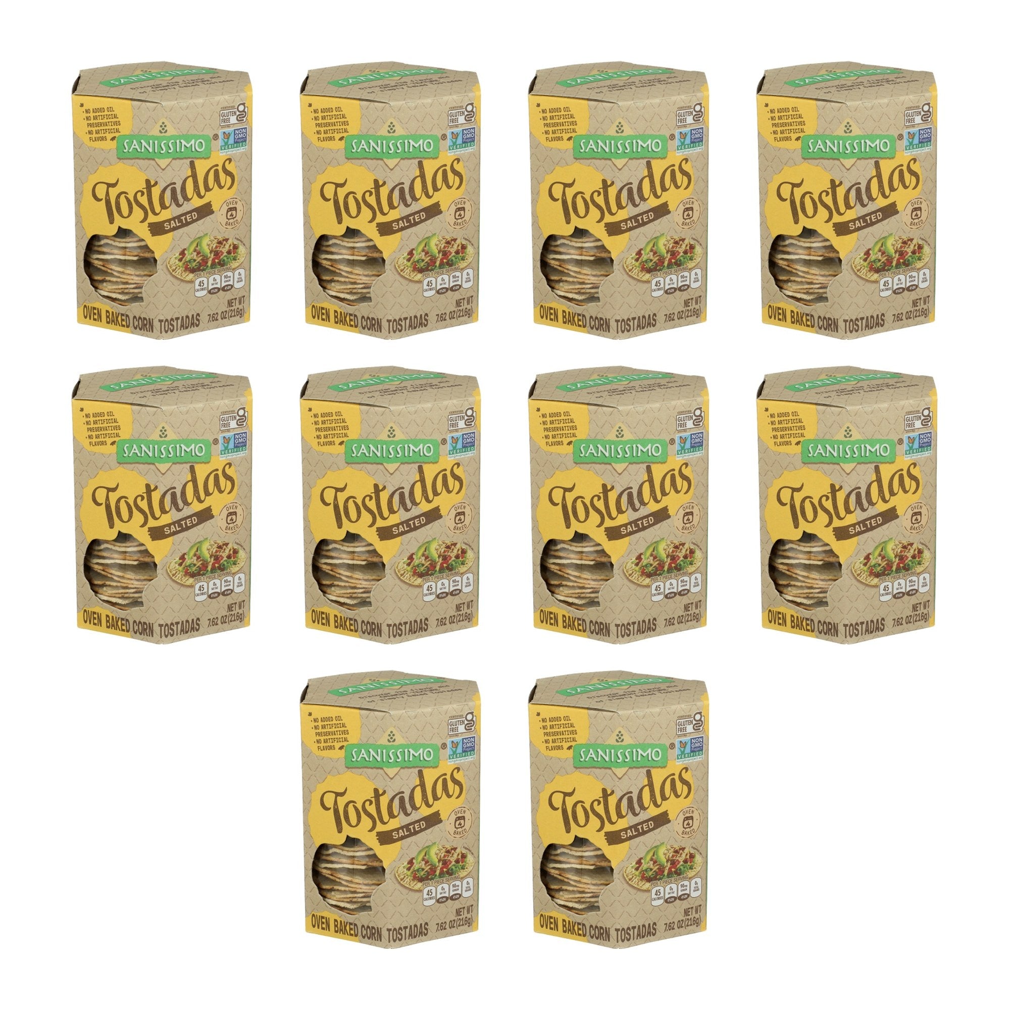 Sanissimo Tostadas Salted Baked Crunchy Corn Tostadas