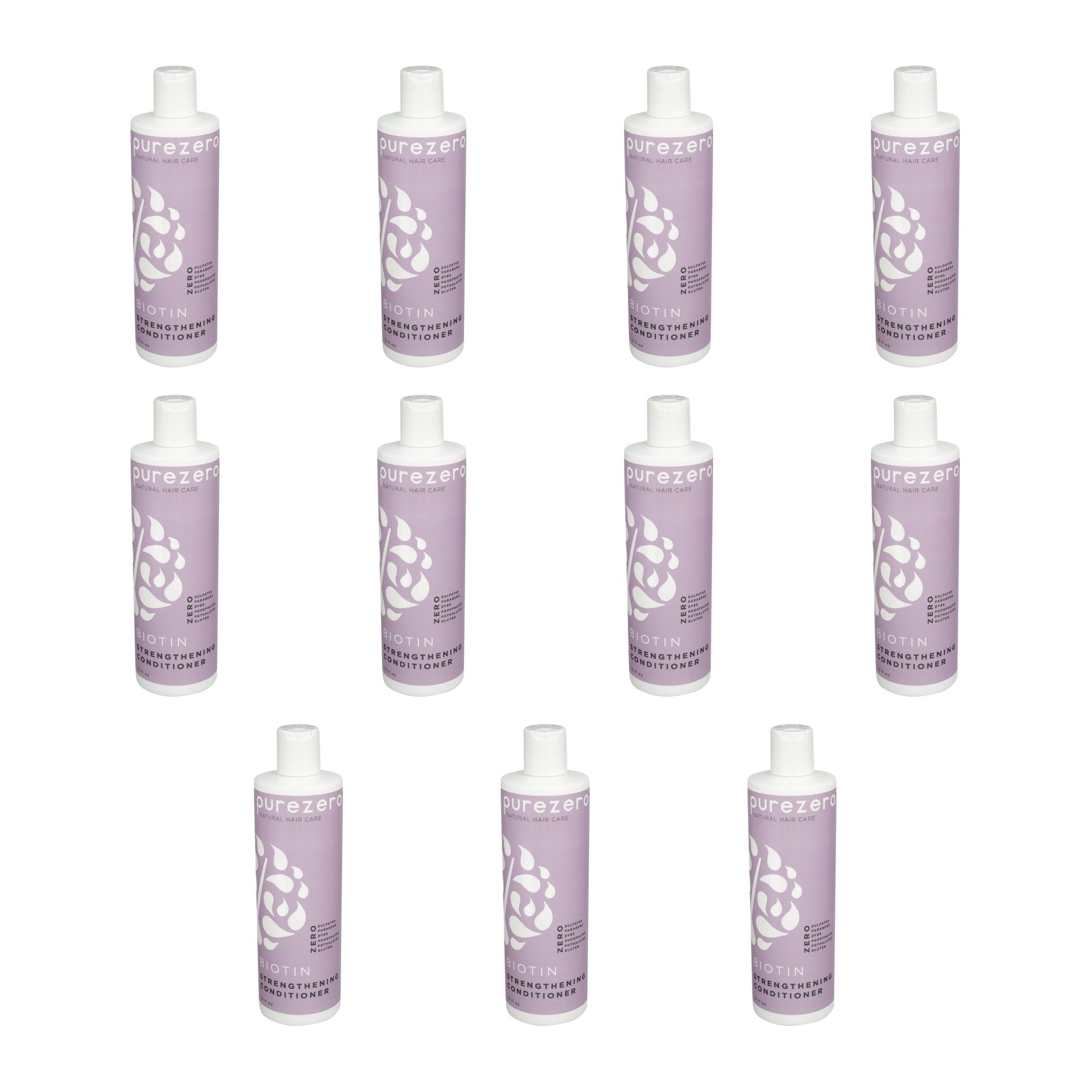 PUREZERO (Pack of 11) Purezero Biotin Conditioner 12 Oz Strengthening
