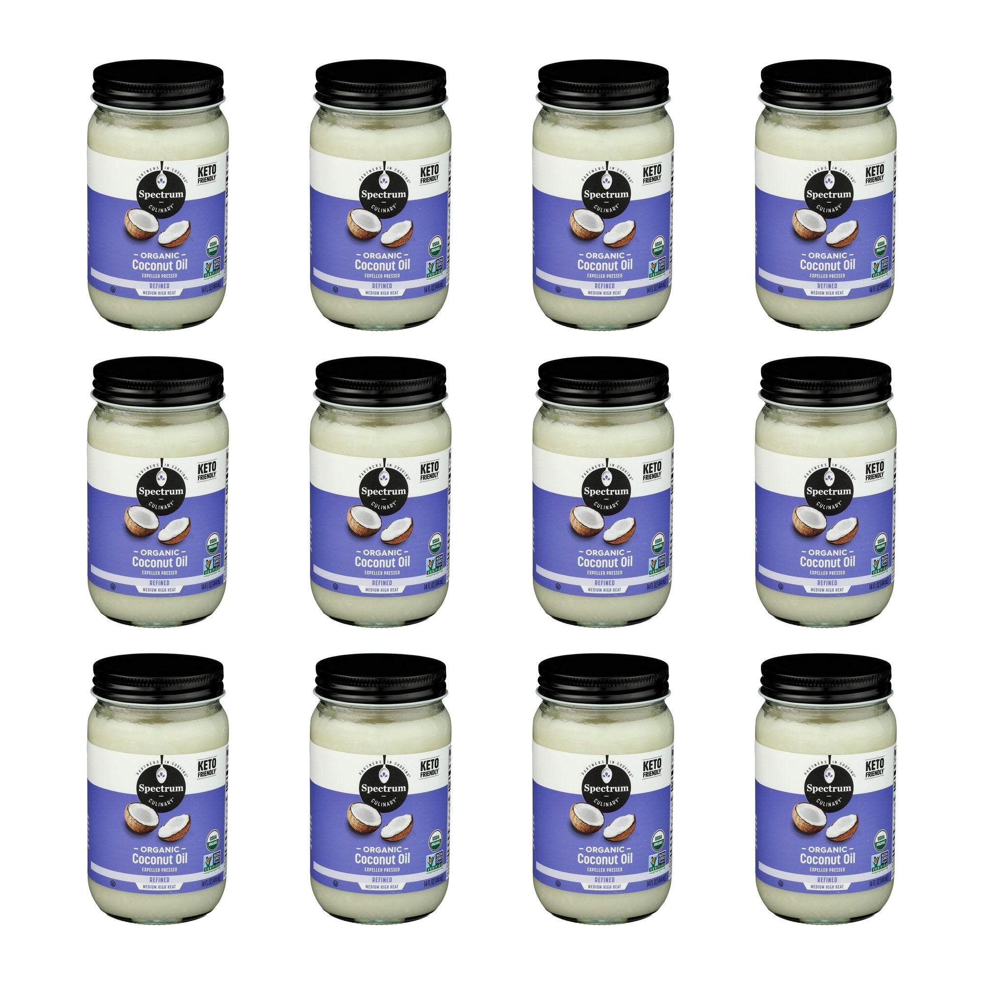 Spectrum Naturals Organic Semi Refined Coconut Oil