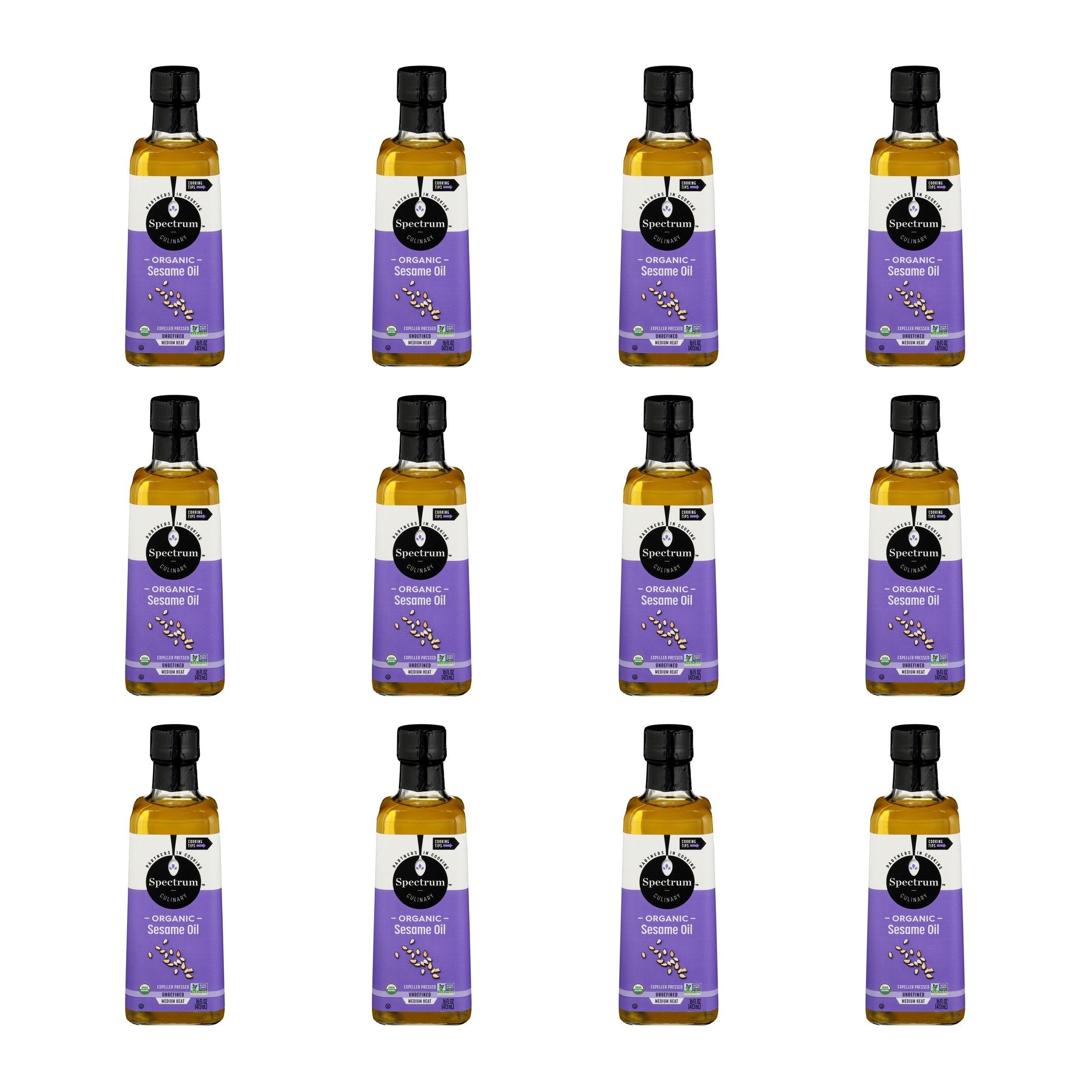 Spectrum Naturals Unrefined Organic Sesame Oil