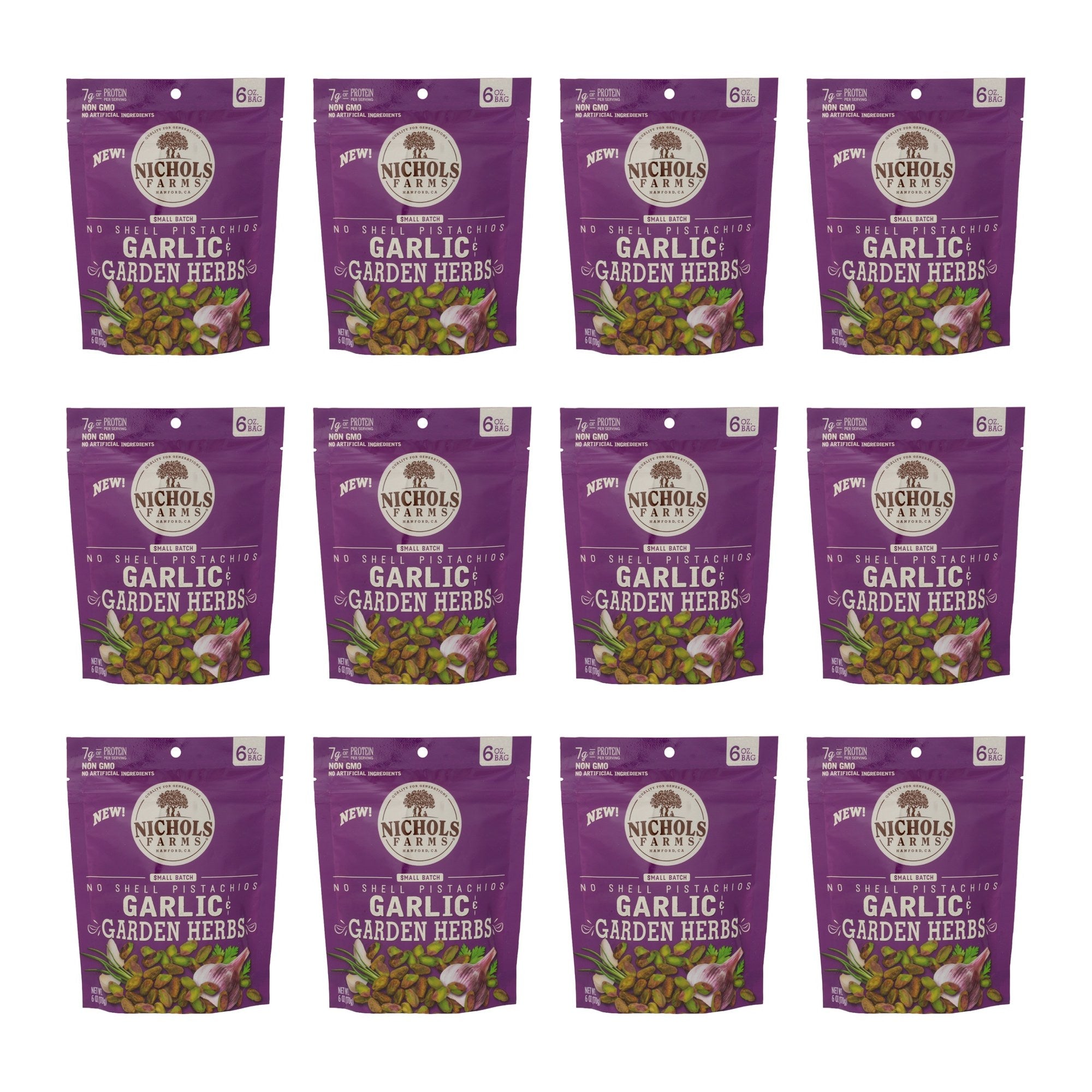 Nichols Pistachio Roasted Garlic Herb Natural